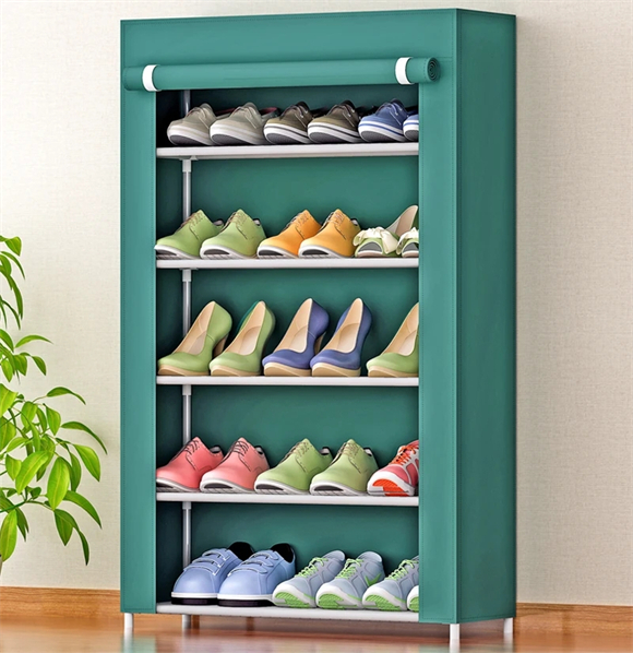 Shoe rack with cover
